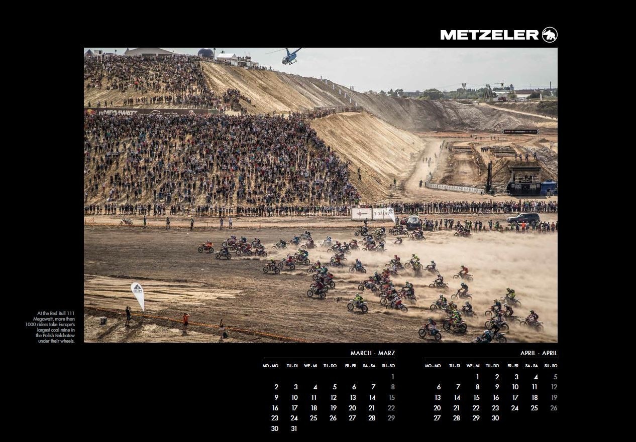Calendario “Metzeler Extreme” 2020 dedicato all’enduro estremo